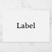 Create Your Own Simple Custom 3" x 2" Mini リキュールボトルラベル (シングルラベル)
