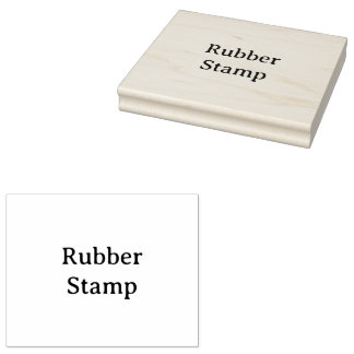 Create Your Own Simple Custom 4" x 5" Rubber ラバースタンプ