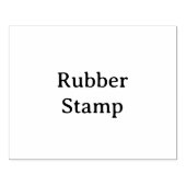 Create Your Own Simple Custom 4" x 5" Rubber ラバースタンプ (インプリント)