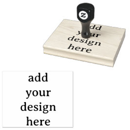 Create Your Own Simple Custom 4" x 5" Rubber ラバースタンプ