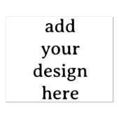 Create Your Own Simple Custom 4" x 5" Rubber ラバースタンプ (インプリント)