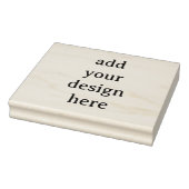 Create Your Own Simple Custom 4" x 5" Rubber ラバースタンプ (スタンプ)