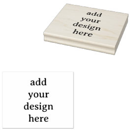 Create Your Own Simple Custom 4" x 5" Rubber ラバースタンプ