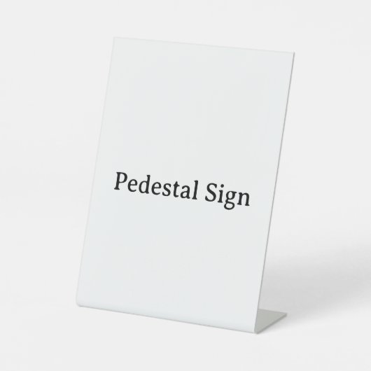 Create Your Own Simple Custom 6" X 8" Plastic 台座サイン (正面)