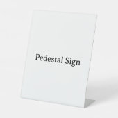 Create Your Own Simple Custom 8" X 10" Plastic 台座サイン (正面)