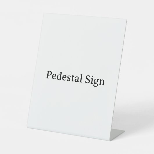 Create Your Own Simple Custom 8" X 10" Plastic 台座サイン (正面)