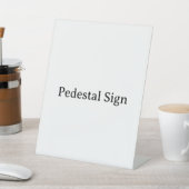 Create Your Own Simple Custom 8" X 10" Plastic 台座サイン (インサイチュ)