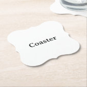 Create Your Own Simple Custom Bracket ペーパーコースター (アングル)
