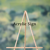 Create Your Own Simple Custom Design 20" x 30" アクリルサイン (ニュートラル)