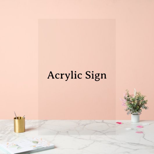 Create Your Own Simple Custom Design 20" x 30" アクリルサイン (ウェディング)
