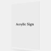 Create Your Own Simple Custom Design 24" x 36" アクリルサイン (傾斜)