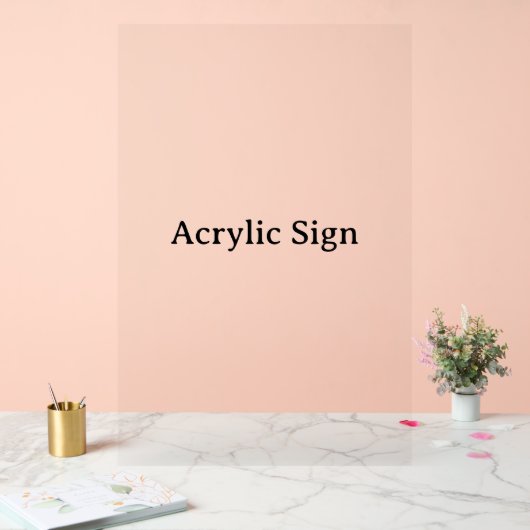 Create Your Own Simple Custom Design 24" x 36" アクリルサイン (ウェディング)