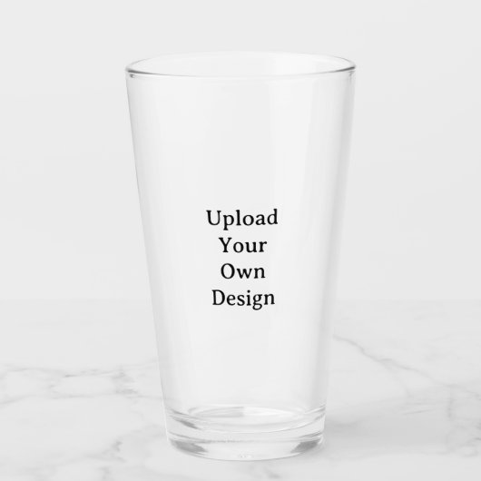 Create Your Own Simple Custom Glass Tumbler タンブラーグラス (正面)