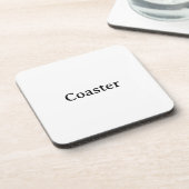Create Your Own Simple Custom Hard plastic  コースター (左側)