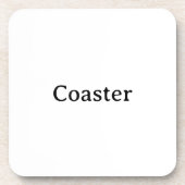 Create Your Own Simple Custom Hard plastic  コースター (正面)