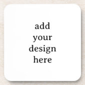 Create Your Own Simple Custom Hard plastic  コースター (正面)