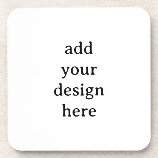 Create Your Own Simple Custom Hard plastic  コースター (正面)
