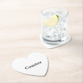 Create Your Own Simple Custom Heart ペーパーコースター (インサイチュ)