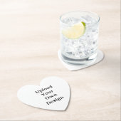 Create Your Own Simple Custom Heart ペーパーコースター (インサイチュ)