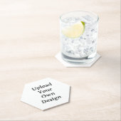 Create Your Own Simple Custom Hexagon ペーパーコースター (インサイチュ)