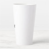 Create Your Own Simple Custom Large 17oz Latte Mug カフェラテマグ (正面)