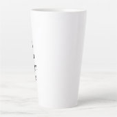 Create Your Own Simple Custom Large 17oz Latte Mug カフェラテマグ (正面)