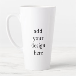 Create Your Own Simple Custom Large 17oz Latte Mug カフェラテマグ