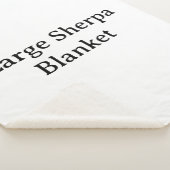 Create Your Own Simple Custom Large Sherpa Blanket シェルパブランケット (3/4)