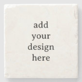 Create Your Own Simple Custom Marble ストーンコースター (正面)
