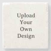 Create Your Own Simple Custom Marble ストーンコースター (正面)