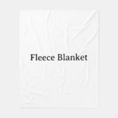 Create Your Own Simple Custom Medium 50" x 60" フリースブランケット (正面)