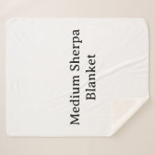 Create Your Own Simple Custom Medium Sherpa シェルパブランケット (正面(横))