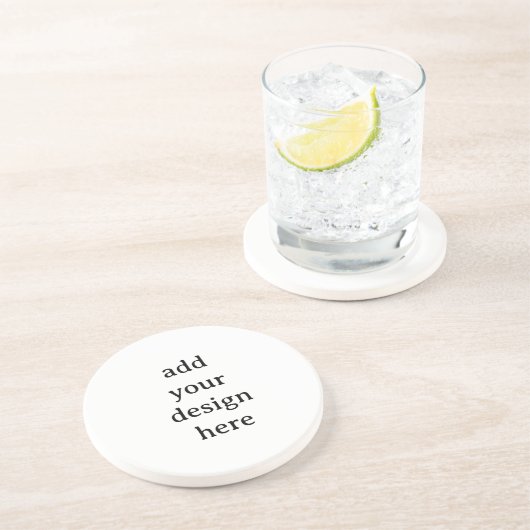 Create Your Own Simple Custom Sandstone コースター (側面)