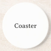 Create Your Own Simple Custom Sandstone コースター (正面)