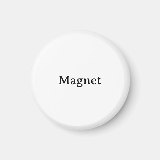 Create Your Own Simple Custom Small 1¼ Inch Circle マグネット (正面)