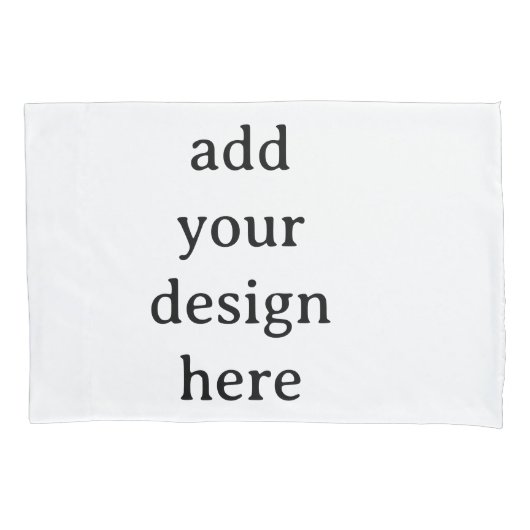 Create Your Own Simple Custom Standard 20" x 30" 枕カバー (正面)