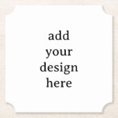 Create Your Own Simple Custom Ticket ペーパーコースター (正面)
