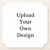 Create Your Own Simple Custom Ticket ペーパーコースター (正面)
