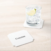 Create Your Own Simple Custom Ticket ペーパーコースター (インサイチュ)