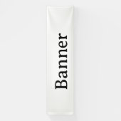 Create Your Own Simple Custom Vinyl 2.5' x 10' 横断幕 (縦)