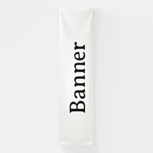 Create Your Own Simple Custom Vinyl 2.5' x 10' 横断幕 (縦)