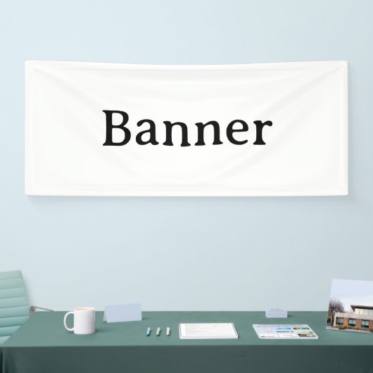 Create Your Own Simple Custom Vinyl 2.5' x 6'  横断幕 (トレードショー)