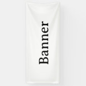 Create Your Own Simple Custom Vinyl 2.5' x 6'  横断幕 (縦)