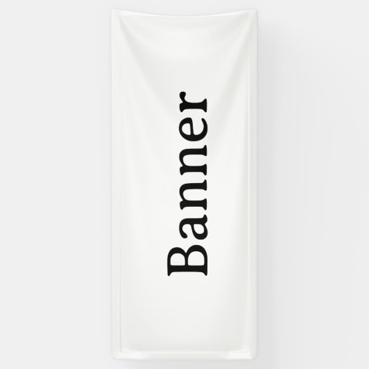 Create Your Own Simple Custom Vinyl 2.5' x 6'  横断幕 (縦)