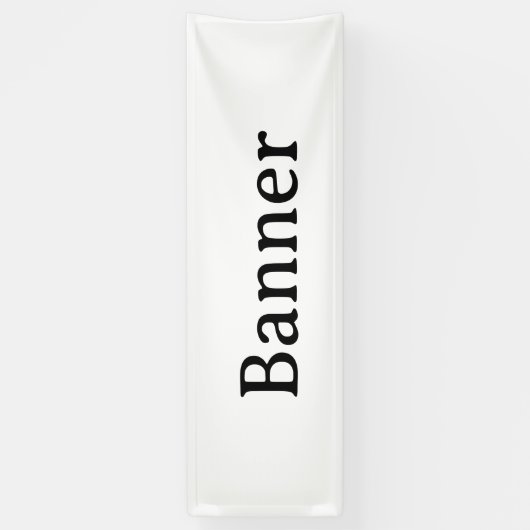 Create Your Own Simple Custom Vinyl 2.5' x 8'  横断幕 (縦)