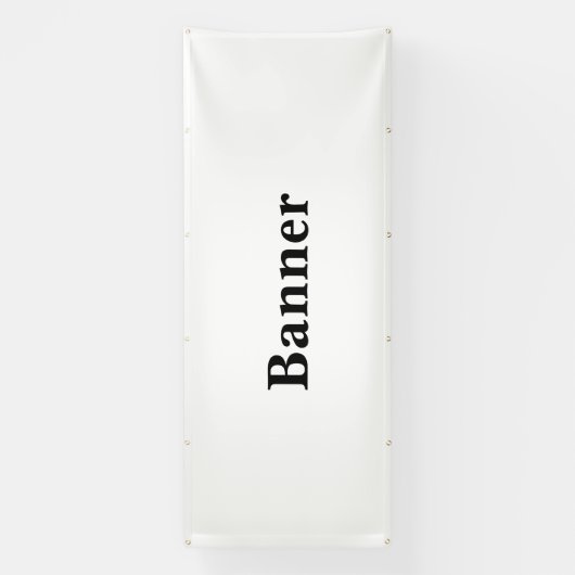 Create Your Own Simple Custom Vinyl 4' x 10' 横断幕 (縦)