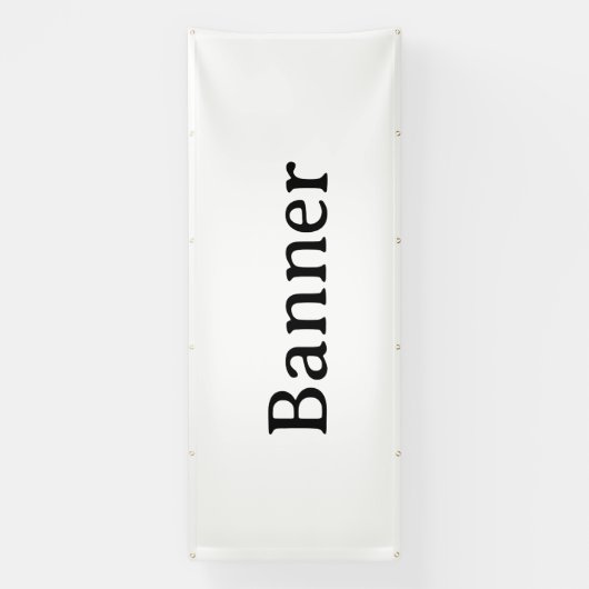 Create Your Own Simple Custom Vinyl 4' x 10' 横断幕 (縦)