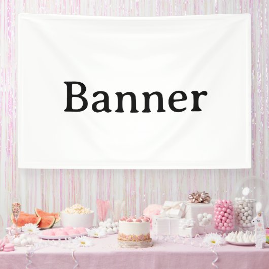 Create Your Own Simple Custom Vinyl 4' x 6' 横断幕 (パーティー)