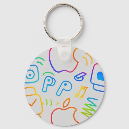 Create Your Own Simple personalized Trending キーホルダー (正面)