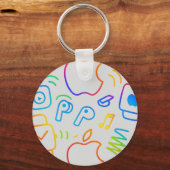 Create Your Own Simple personalized Trending キーホルダー (正面)